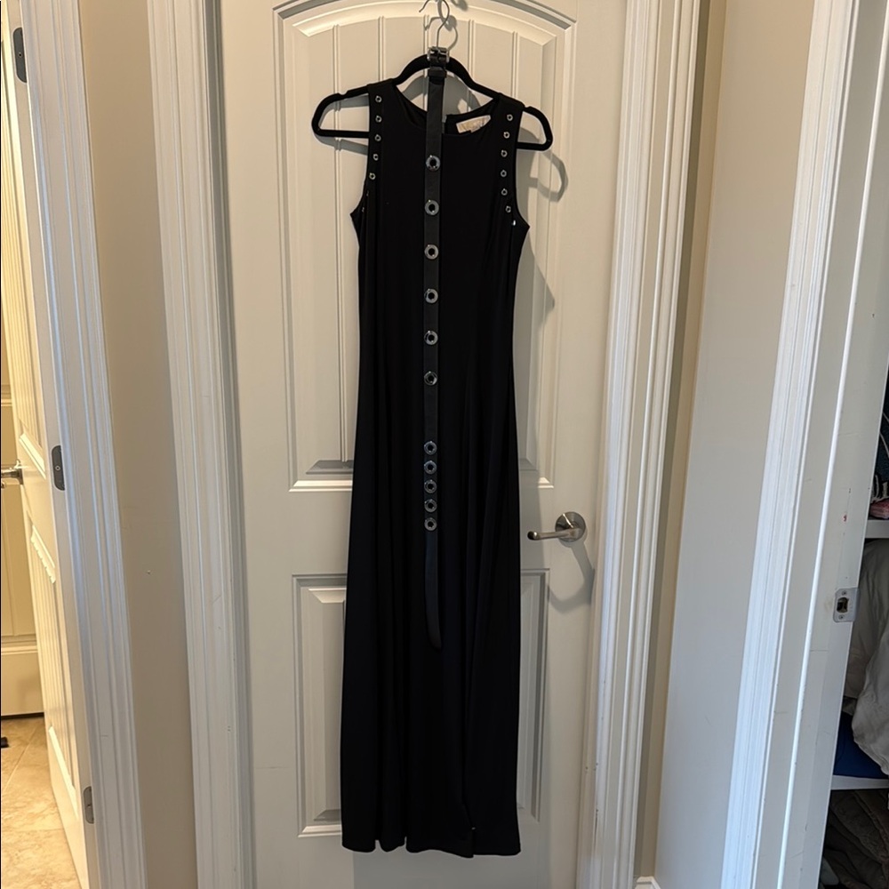 Michael Kors Black Halter Maxi Dress for Cocktail